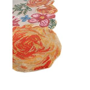 Tapis Hacienda en laine et soie de bambou noué à la main, motif floral, AKWB-3544, rectangulaire, pour couloir, salon, puzzle pour la maison - Product Image 4