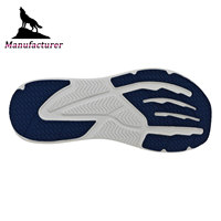 Marque Wolf Semelles de chaussures athlétiques haute performance TPR absorbant les chocs et amortissant Semelles de chaussures athlétiques EVA MD