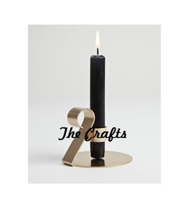 Porte-bougie en fer noir de la meilleure qualité pour la décoration de la maison, des restaurants et des mariages en Inde - Product Image 2