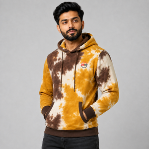 Sudadera con Capucha Tie Dye para Hombre, Ropa Casual, Logotipo Personalizado, Sudadera de Felpa de Algodón Suave, Sudadera con Capucha de Moda Urbana para Hombre - Product Image 5