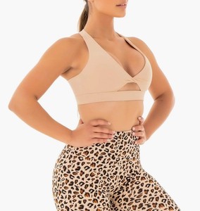 Soutien-gorge de sport sans couture en Nylon à haute élasticité soutien-gorge de fitness léger respirant à séchage rapide pour adultes course Sexy - Product Image 3