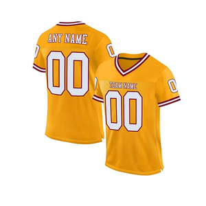 Nouveau design de maillot de football américain personnalisé pour hommes, taille plus, respirant et à séchage rapide, maillot de football pour équipe - Product Image 4