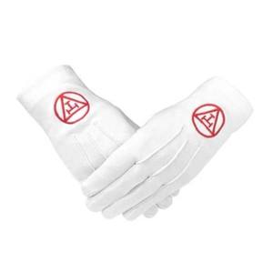 Guantes masónicos personalizados OEM con logotipo personalizado bordado de secado rápido guantes transpirables al por mayor con precio barato - Product Image 3