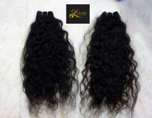 Faisceaux de trame de cheveux humains indiens de temple avec des cheveux humains de style bouclé naturel à vendre par les exportateurs indiens - Product Image 4