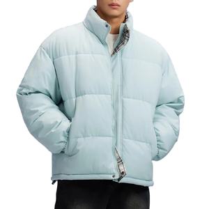 แจ็กเก็ตแบบขนเป็ดผ้าใบมีฮู้ดสำหรับทุกเพศเสื้อโค้ทผ้าโพลีเอสเตอร์กันน้ำสำหรับฤดูหนาวมีโลโก้ด้านหน้า - Product Image 1