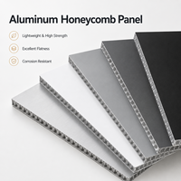 Panneau en nid d'abeille en aluminium AHP gris argenté avec revêtement PVDF personnalisé, résistant à la décoloration, qualité extérieure pour mur extérieur de villa