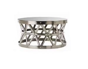 Maison et bureau Table basse centrale ronde en aluminium Table à thé pour salon Table en métal pour la décoration au meilleur prix - Product Image 1