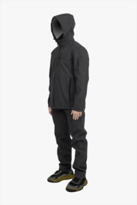 Chaqueta Softshell para Clima Frío, Resistente al Viento y al Agua, Exterior Transpirable y Flexible, Suministro al por Mayor - Product Image 3