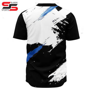 Camiseta de béisbol para hombre, juvenil, Unisex, transpirable, de secado rápido, OEM Camiseta deportiva, nombre de equipo personalizado, fábrica ecológica sostenible - Product Image 6