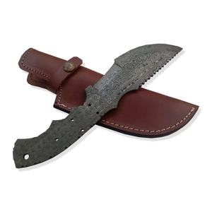 Cuchillo JEXMOO Personalizado Hecho a Mano de Acero de Damasco con Hoja en Blanco, Multifuncional, con Patrón de Gota de Lluvia, con Regalo Perfecto, Cuchillo para Uso en Exteriores - Product Image 3