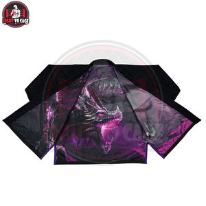 Handmade Machine Washable Stretch Breathable Lightweight Unisex Polyester Cotton BJJ Kimono Martial Arts Uniform - Product Image 3