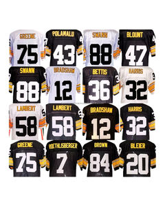 Vêtements de sport de football américain avec impression par transfert thermique 100% polyester Prêt à expédier Jersey cousu de la meilleure qualité - Product Image 1