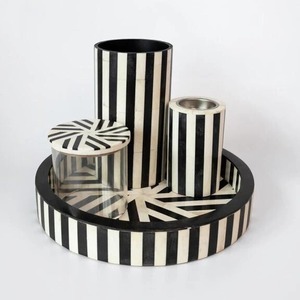 Fourniture directe d'usine nouveau plateau de service en incrustation d'os pour restaurant et plateau décoratif pour la maison meilleur - Product Image 1