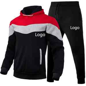 Nueva llegada primavera Jogging hombres chándal conjunto de dos piezas personalizado Slim Fit Casual Running Track Suit Set - Product Image 3