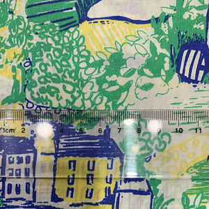 100% tissu de coton à impression réactive personnalisé respirant anti-pilule fil peigné avec fonction métallique tissu de coton imprimé - Product Image 6