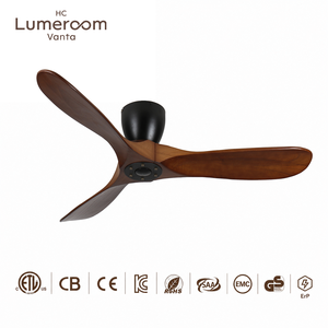 USA In Stock 42 Inch Low Profile <b>Ceiling</b> <b>Fan</b> No Light Solid Wood <b>Ceiling</b> <b>Fan</b> <b>with</b> <b>Remote</b> Quiet DC Motor for Bedroom Living Room - Product Image 4