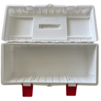 Boîte de rangement pour médicaments portable et durable, multifonctionnelle, avec couvercle verrouillable, organisateur, premiers secours à domicile, rangement de pilules de voyage