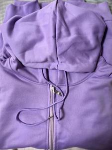 Sweat à capuche zippé en polaire personnalisé, imprimé et brodé, pour homme et femme, coupe ample, décontracté, mode, à manches longues - Product Image 5