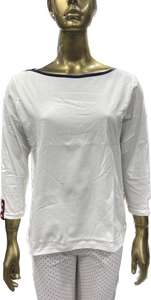 T-shirt à manches courtes pour femme 100% coton avec diamants Couleurs et tailles personnalisables Fabriqué en Inde - Product Image 4