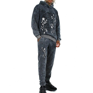 Ensemble de survêtements personnalisés pour hommes 100% Pull en coton de qualité supérieure avec capuche 100% Survêtements en coton du Pakistan - Product Image 4