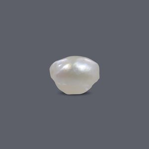 Perla de Basra de 6.8 Quilates, Perla Natural de Concha Blanca/Rosa, Perla de Joyería de Moda, Perla Suelta de 7-8mm con Forma de Patata - Product Image 1