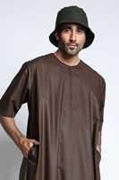 Robe Jubba islamique décontractée pour hommes, grande taille, respirante, légère, en polyester, vêtements musulmans, vente en gros d'usine au Moyen-Orient