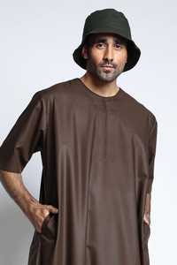 Robe Jubba islamique décontractée pour hommes, grande taille, respirante, légère, en polyester, vêtements musulmans, vente en gros d'usine au Moyen-Orient - Product Image 4