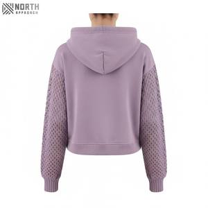 Sweat à capuche en polaire à manches longues pour homme de haute qualité, très vendu, respirant, séchage rapide, tricot texturé mixte pour l'automne et l'hiver - Product Image 1