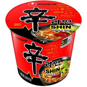 Fideos Instantáneos Picantes Coreanos Nongshim Shin Ramyun de Trigo Sarraceno Secos Bajos en Grasa - Caja/Vaso - Product Image 5