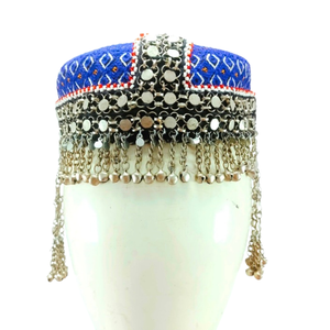 New Design Fashionable Ethnic Casual Women's <b>Vintage</b> Kuchi Tribal Handmade Adjustable Afghan <b>Caps</b> Hand Embroidery 100% Polyester - Product Image 2