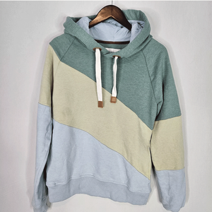 Sudadera con capucha multicolor para mujer, bolsillo de canguro, ropa de calle de lana de algodón transpirable, Top con capucha - Product Image 1