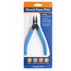 Alicates Profesionales de Punta Redonda para Joyería, Herramienta de Acero Inoxidable de Precisión para Envolver Alambre, Abalorios y Manualidades - Product Image 2