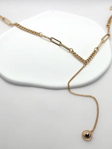 Elegant Women's Summer Pendant <b>Choker</b> <b>Necklace</b> Simple Style <b>Beads</b> Chain with Gold Plating Fashionable Copper Parties - Product Image 3