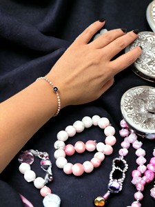 DAFNI BIG PAZAR Bohemian Beaded Bracelet with Natural Stone Precious Metal Alloy Micro Insert Unisex <b>Gift</b> From Istanbul - Product Image 6