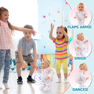 Poupées <span class=keywords><strong>Reborn</strong></span> réalistes 12 ''dansant et chantant bébé fille poupée jouets meilleur cadeau pour les enfants - Product Image 4
