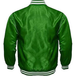 Chaqueta Universitaria de Satén para Hombre, Envío Rápido, Chaqueta Universitaria de Satén con Logotipo Personalizado, 100% Satén para Equipo de Fútbol - Product Image 5