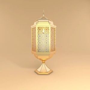 Lanterne en métal à motif islamique pour la salle de prière, améliorant l'atmosphère calme pour les moments spirituels - Product Image 6