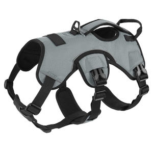 Réfléchissant réglable sans traction gilet pour animaux de compagnie doux rembourré corps complet <span class=keywords><strong>harnais</strong></span> pour animaux de compagnie <span class=keywords><strong>anti</strong></span> évasion chien <span class=keywords><strong>harnais</strong></span> pour grands chiens - Product Image 6