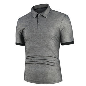 Venta al por mayor de lujo para hombre para Polos de lujo de talla grande de alta calidad 230 Gsm de secado rápido de verano de manga corta Slim Fit impreso - Product Image 3