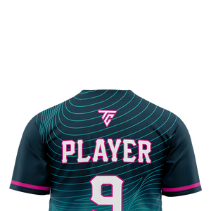 เสื้อเบสบอลผ้าโพลีเอสเตอร์ระบายอากาศสำหรับผู้ชายเสื้อปักโลโก้ตามสั่งขายส่งทีมกีฬาธรรมดา - Product Image 5