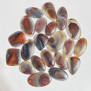 AAA grado Natural Botswana cabujón ágata piedra preciosa hecha a mano pulida precio al por mayor tamaño personalizable para la fabricación de joyas piedra - Product Image 2