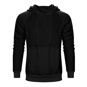Sudaderas con Capucha de Algodón al por Mayor, Estilo Americano, Personalizadas para Hombre, Gruesas, Cortas, de Primavera, Estilo Urbano, Lisas, Teñidas, Servicio OEM - Product Image 4