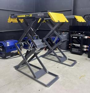 Elevador Hidráulico de Tijera para Autos de 3.5 Toneladas, Elevador Automotriz de Baja Altura para Garaje |   Elevador Hidráulico Tipo Tijera para Reparación de Automóviles, 3500 kg - Product Image 2