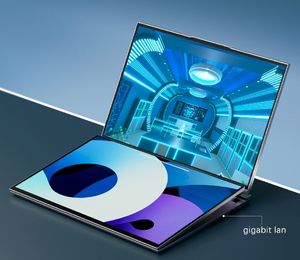 Ordinateur portable à double écran tactile <span class=keywords><strong>CRELANDER</strong></span> 16 pouces Intel I5i7 12e génération 12 cœurs Grand écran IPS 16 Go de RAM M2 SSD Win 11 Ordinateur portable Intel - Product Image 1