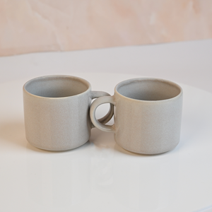 Tazas de Té Modernas Hechas a Mano de Porcelana Fina Plateada, 6.7 oz (200 ml), Premium, Venta al Por Mayor, Alta Calidad - Product Image 2