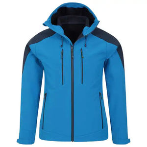 Veste Softshell décontractée pour homme de qualité supérieure, col montant et fermeture éclair pour les activités de plein air - Product Image 2