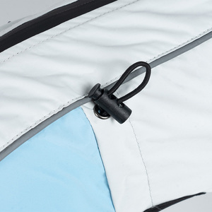 OEM/ODM VPETBR - Veste de pluie à capuche, à col haut, imperméable et réglable, spécialement conçue pour les chiens de type Teckel. - Product Image 4