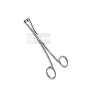 Straight Line Stainless Steel Septum Forceps <b>Clamp</b> Plier for Nose Septum Piercing Forceps 6" - Product Image 6