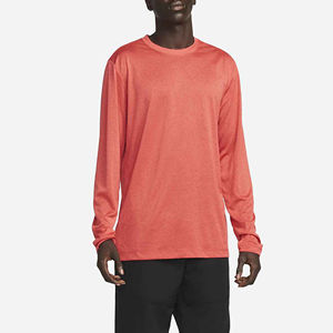 2026 Men's Regular Fit Solid Long Sleeve <b>T</b>-<b>Shirts</b> 100% Cotton Casual Breathable Fall <b>Winter</b> Yellow - Product Image 3