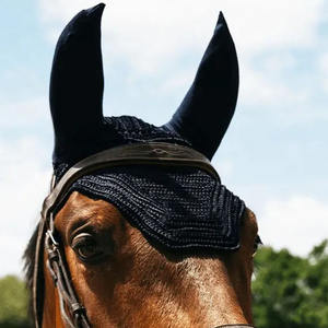Haute qualité, meilleur tissu doux, prix compétitif, produit haut de gamme, équipement équestre pour chevaux, bonnet d'oreille avec logo personnalisé - Product Image 2